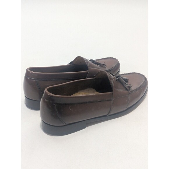 Cole Haan Brown Leather Tassel Loafers Men’s 9.5M Made in Italy main image 10